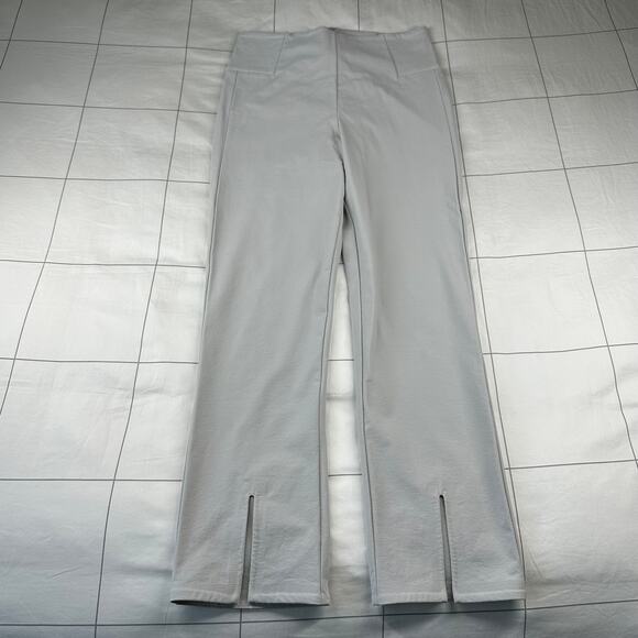 Athleta Pants Womens 6 Gray Wander Slim Straight Ankle High Rise Back Zipper - Picture 2 of 12